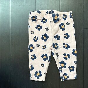Carter’s Floral Print Baby Leggings Size 3 Months